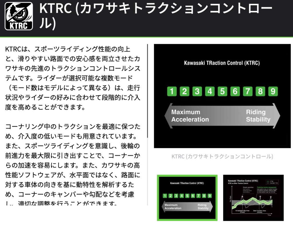 カワサキトラクションコントロール