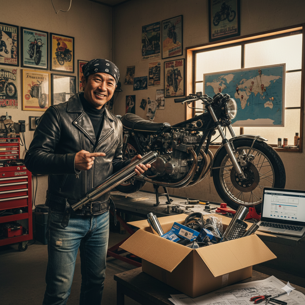 バイクパーツ個人輸入の「壁」を乗り越える