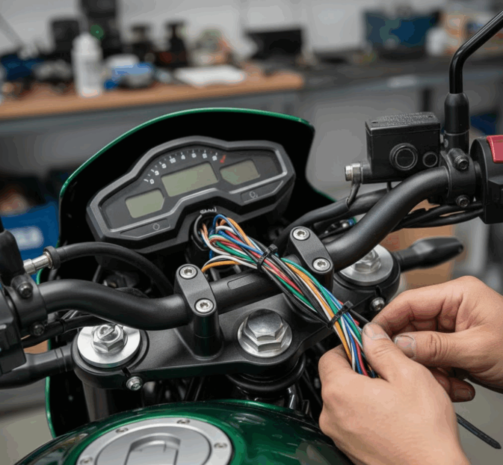 フルカスタムオーナーが施す徹底的な配線処理術