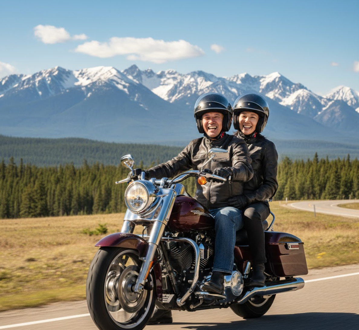 ハーレー タンデム 2人乗りを50代から極める！