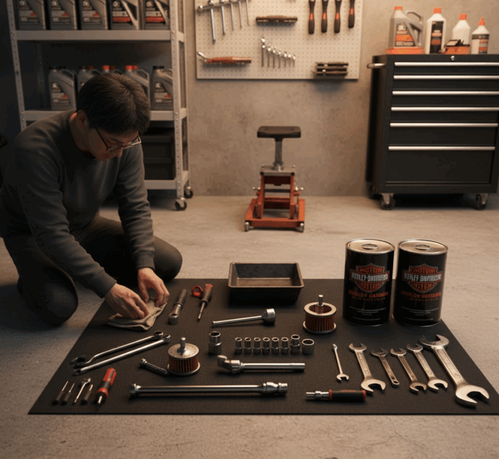 ハーレー オイル交換を自分でしよう