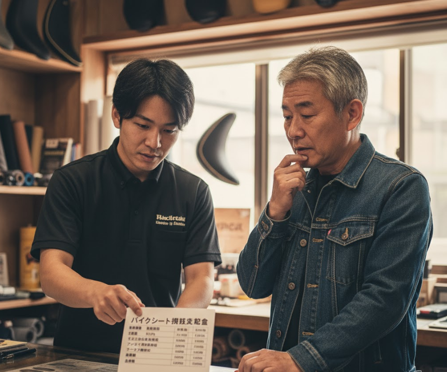 バイクシート張り替え料金の基礎知識
