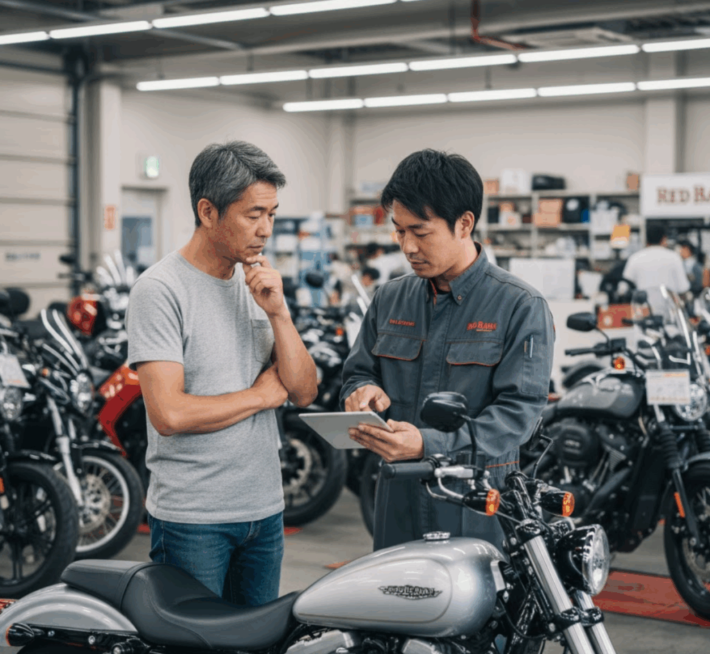 レッドバロンでのハーレー車検は本当に安い?