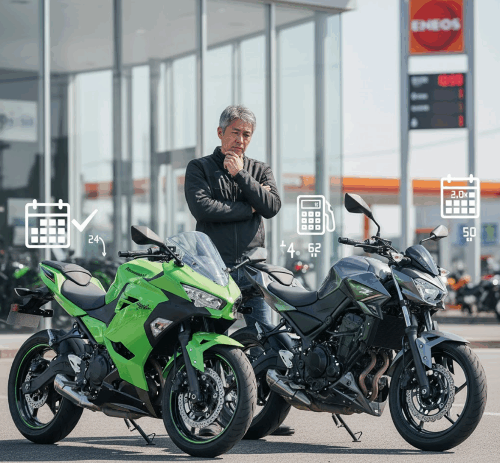 ニンジャ400の維持費は本当に高い?車検込みで250ccとのリアルなコスト比較