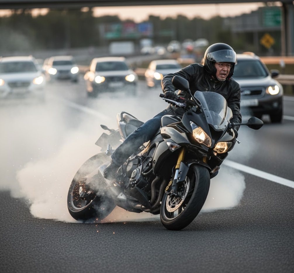 バイクタイヤひび割れは危険？