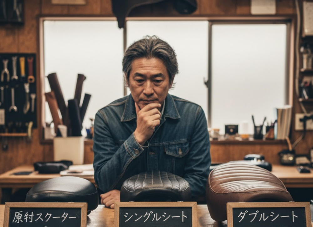 バイクシート張り替えで「快適性」と「デザイン」を追求する加工料金