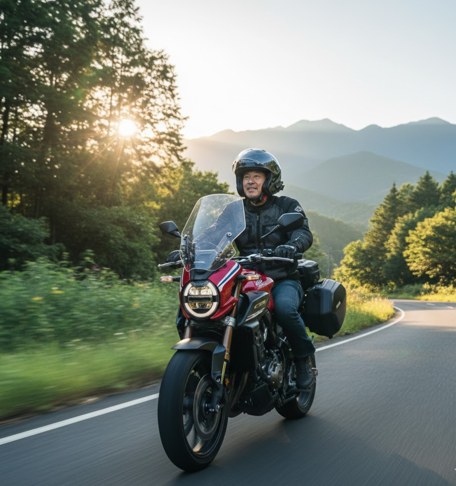 高速道路での風圧を抑えるスクリーン選び