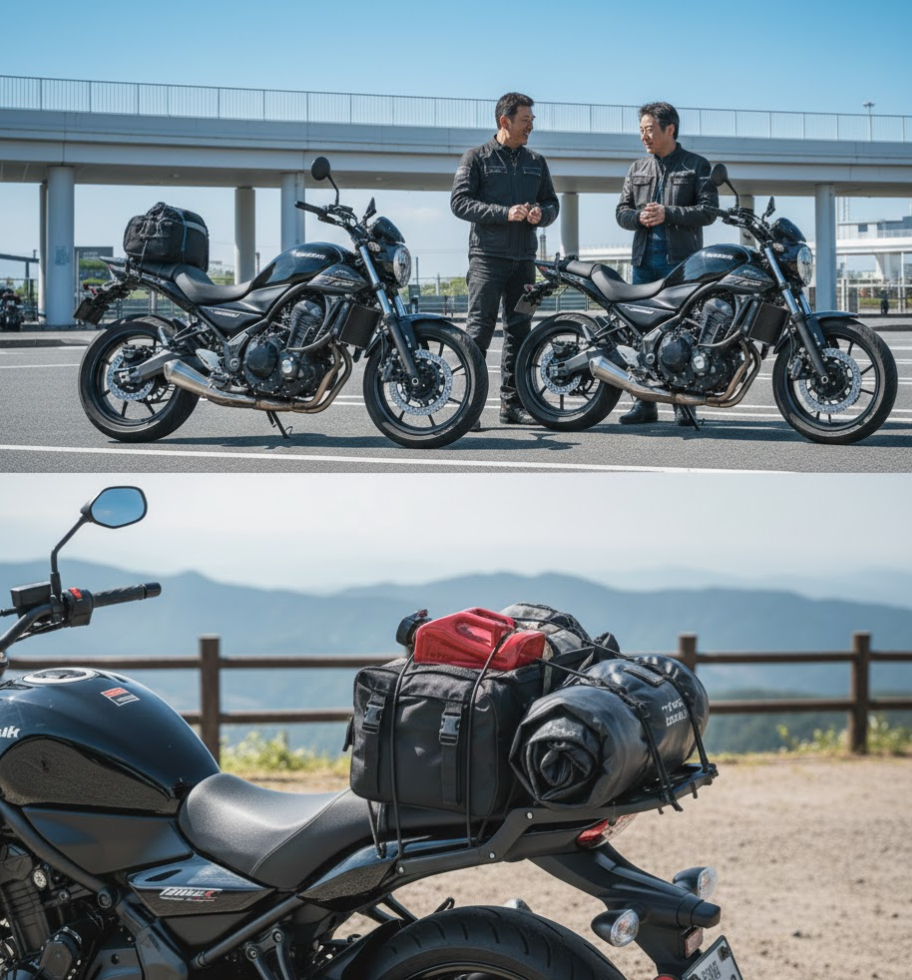 タンク容量不足を補うツーリング術