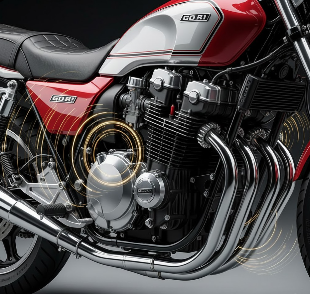 伝説の4気筒エンジンと官能のサウンド