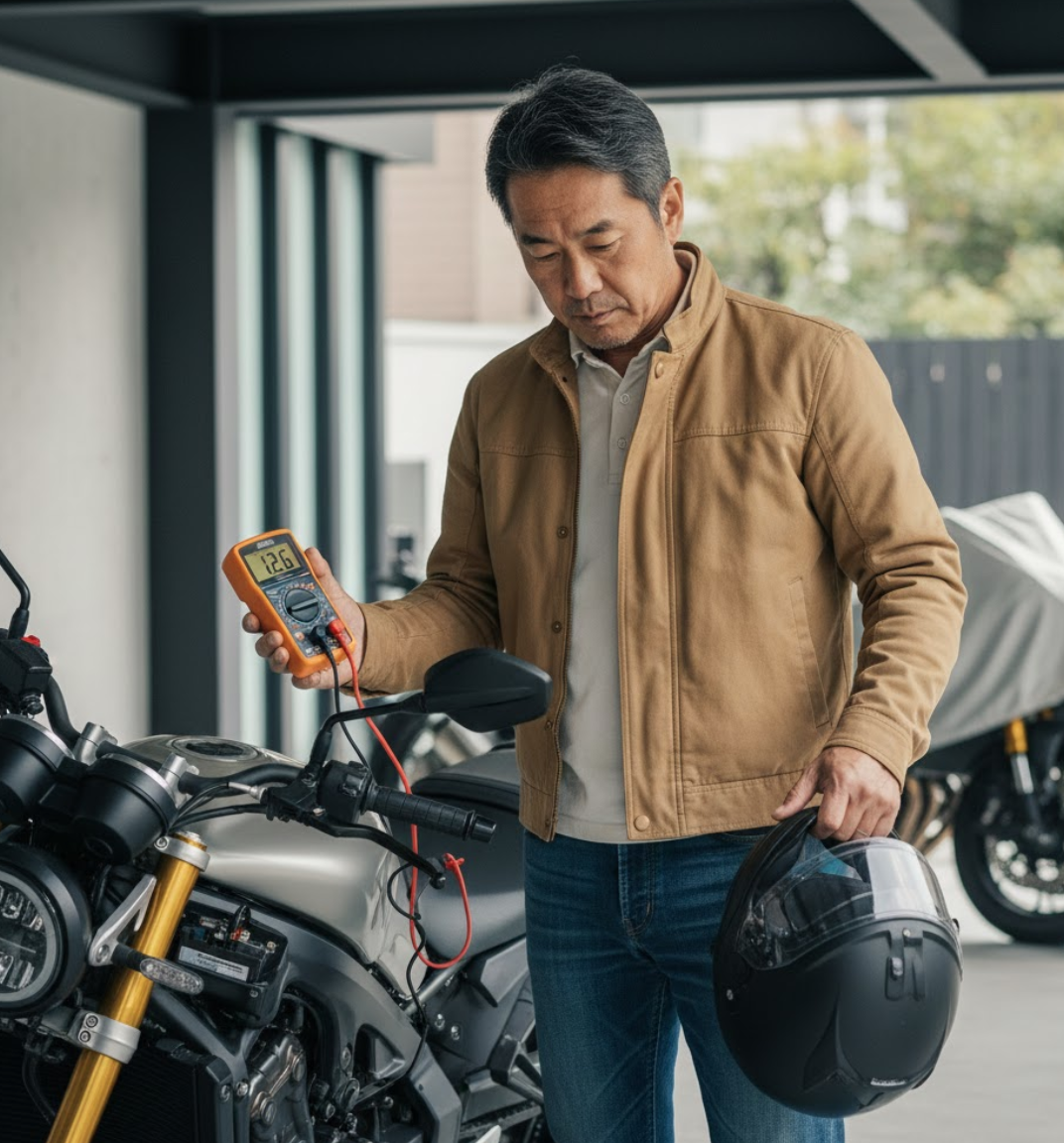 バイク バッテリー 充電器 つなぎっぱなしで大丈夫？リターンライダーの賢い管理術