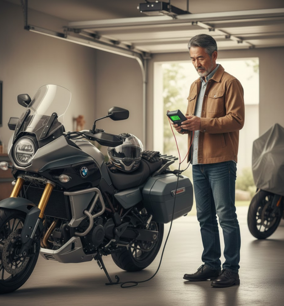 理想のガレージライフ！バイク バッテリー 充電器 つなぎっぱなしで愛車を守る