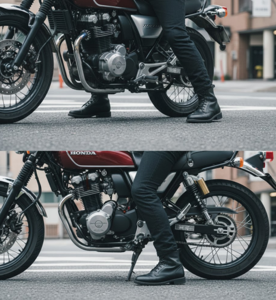 gb350 足つきの現状と身長別の不安を解消するポイント