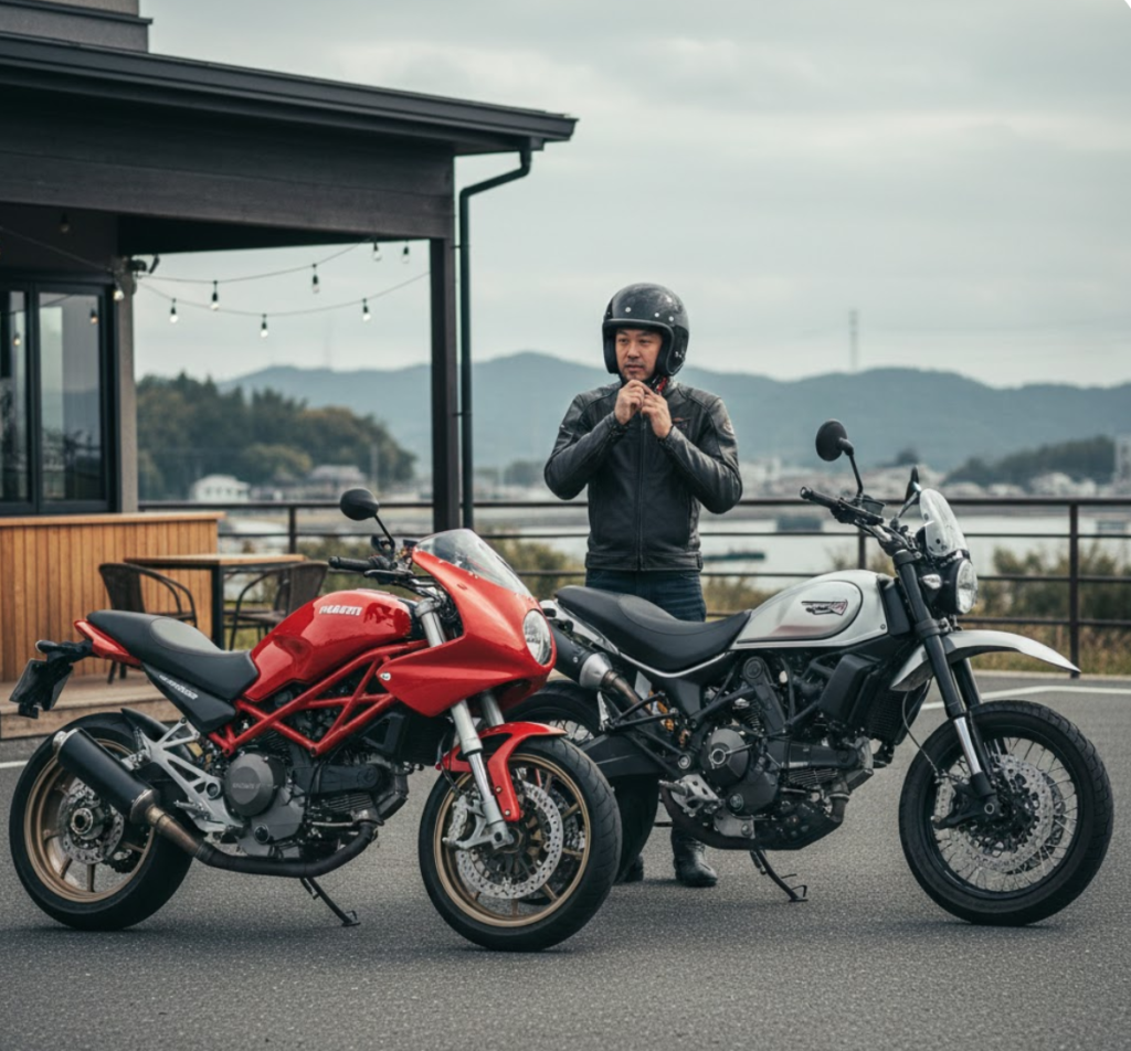 モンスター400とスクランブラーSixty2の決定的な違い